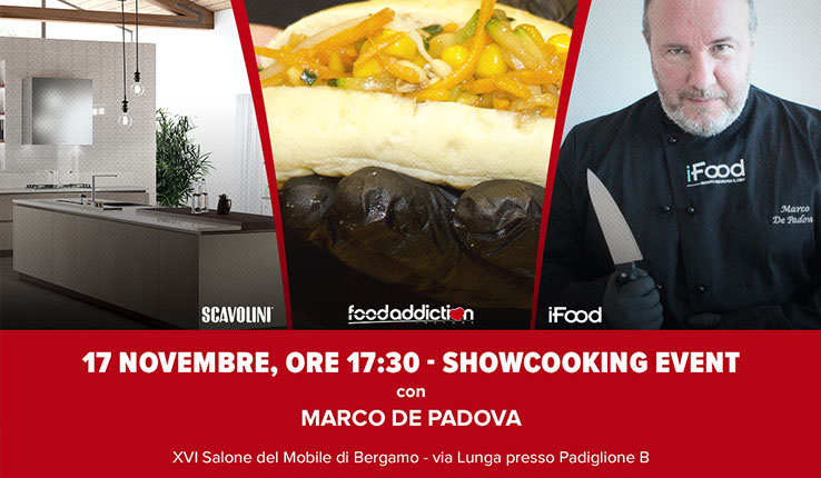 Show Cooking allo stand SCAVOLINI by Arredamenti Maggioni.