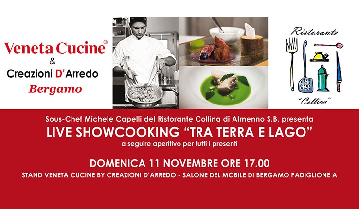 NELLO STAND VENETA CUCINE SHOW COOKING LIVE!